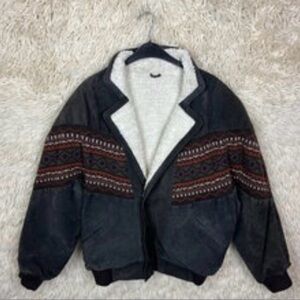 Sherpa Lined Bomber Jacket